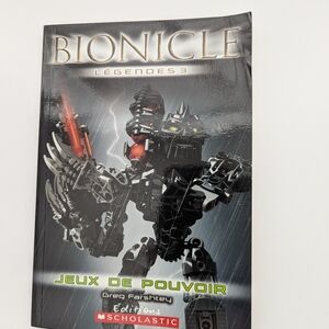 Scholastic Book in French - Bionicle Légendes 3 Jeux De Pouvoir Ages 9-12 Years
